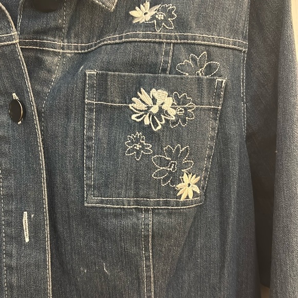 Koret Blue Jean Jacket Classic Denim Style - Picture 3 of 11